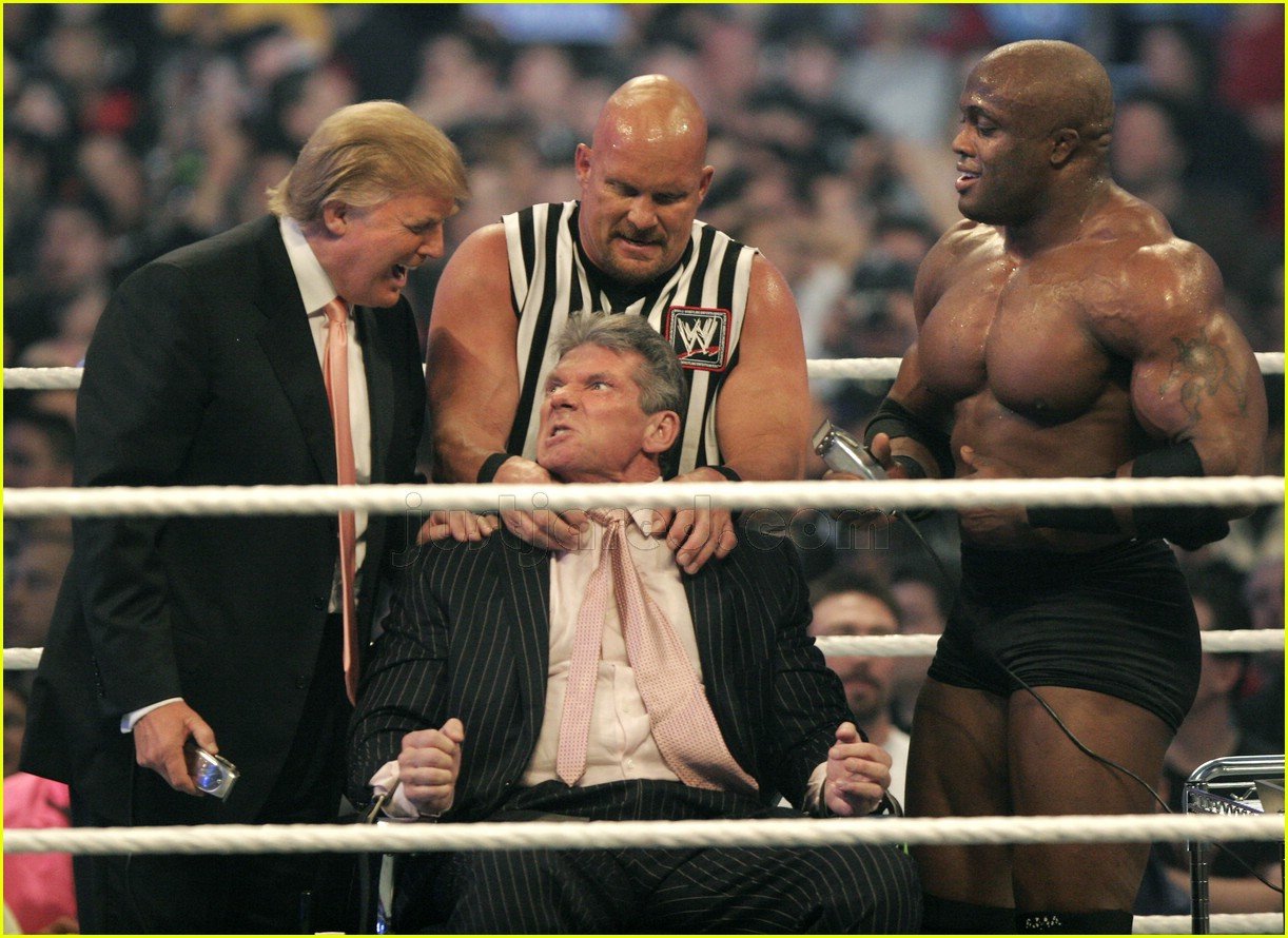 donald-trump-shaving-vince-mcmahon-head-