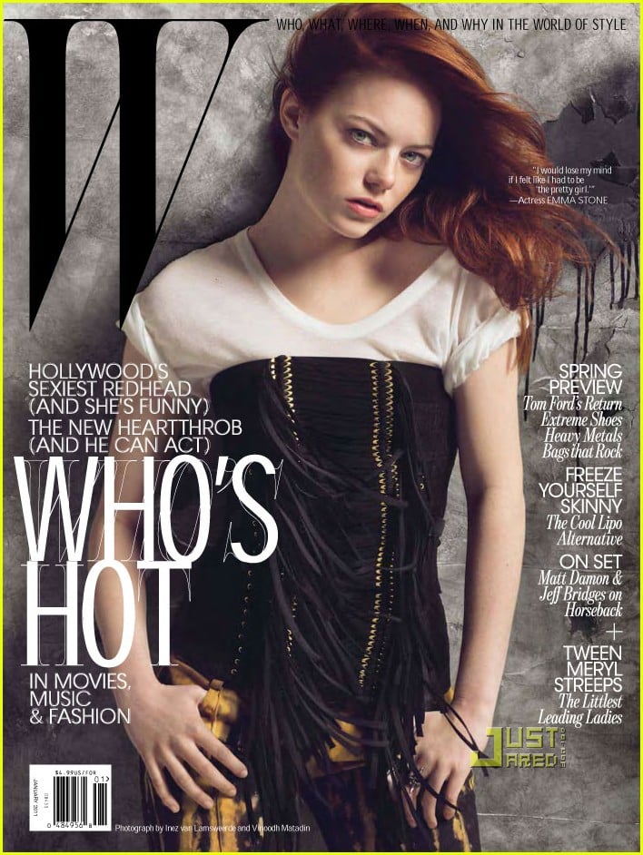 Full Sized Photo of emma stone w magazine january 2011 01 | Photo