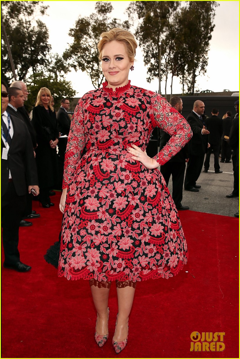 Adele - Grammys 2013 Red Carpet | 2013 Grammys, Adele Photos | Just ...