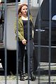 scarlett johannson red hair on captain america the winter soldier set 12