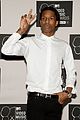 asap rocky chanel iman kiss at mtv vmas 2013 05