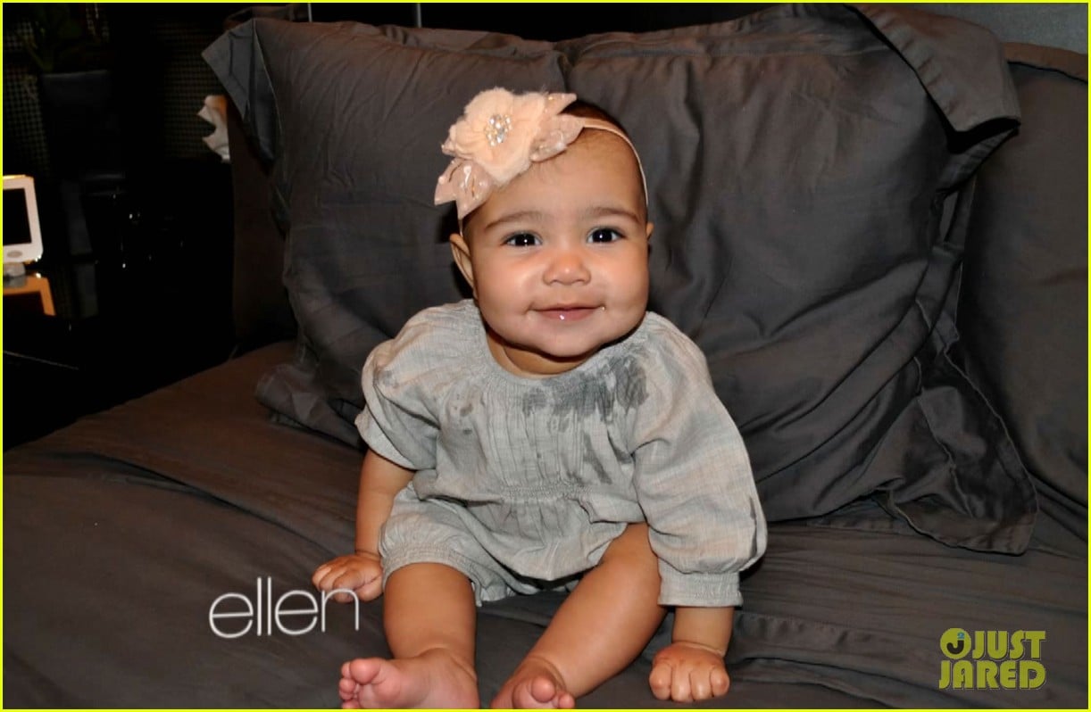 kim kardashian shares adorable new baby north west photos 05