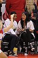 rihanna melissa forde cheer on clippers 10