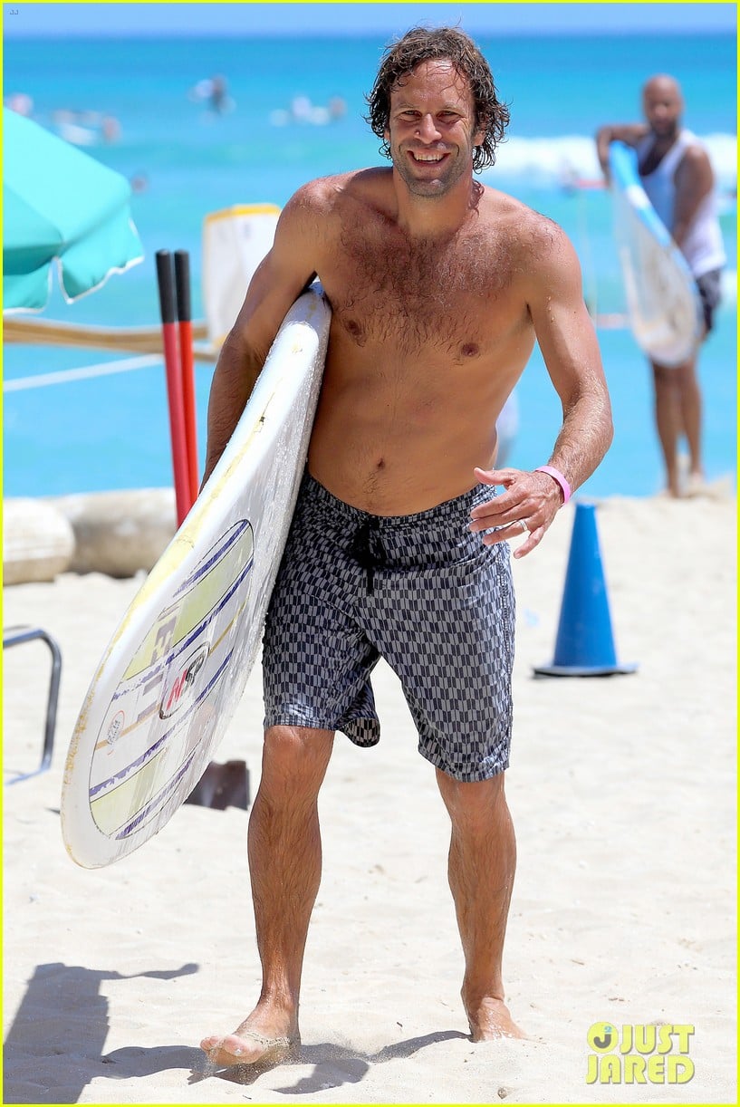 Full Sized Photo of jack johnson shows off hot body shirtless surf