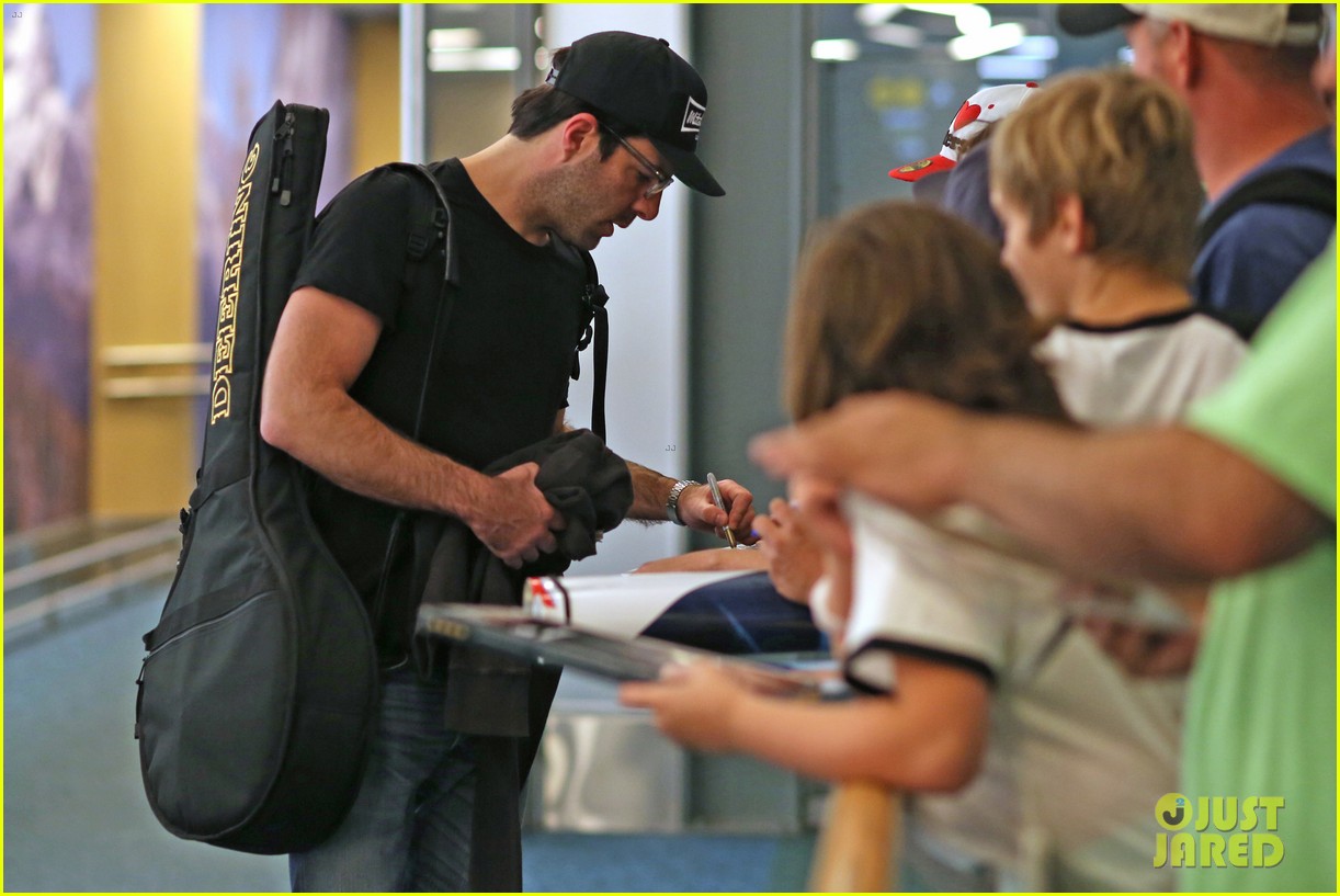 Zachary Quinto & Boyfriend Miles McMillan Celebrate Madonna's Birthday