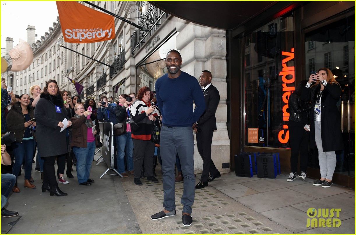 Idris Elba Superdry collection launch Lipstick Alley