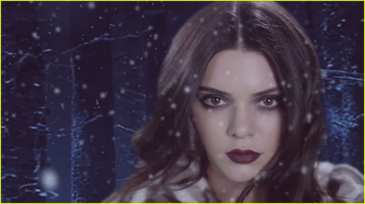 Full Sized Photo of kendall jenner love magazine advent video 14