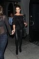 kate beckinsale rocks leathers pants to dinner 03