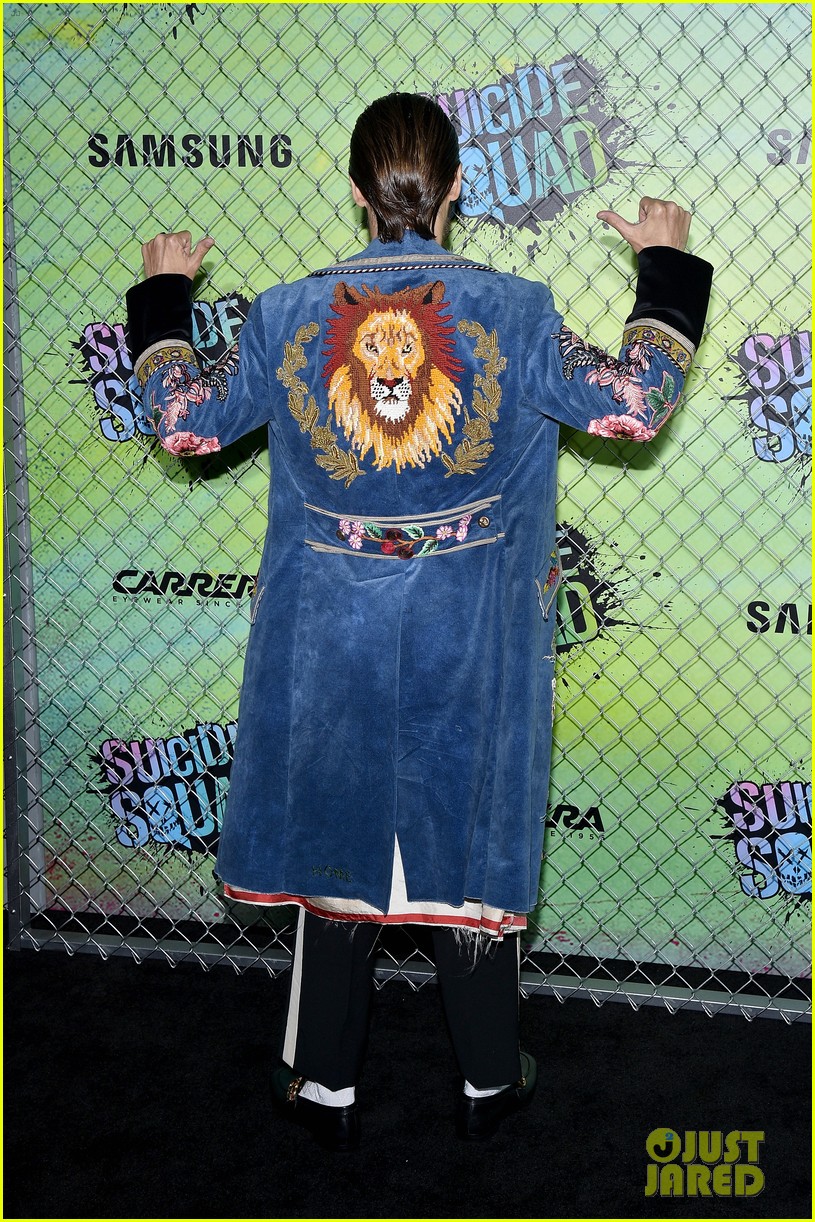 jared leto suicide squad premiere