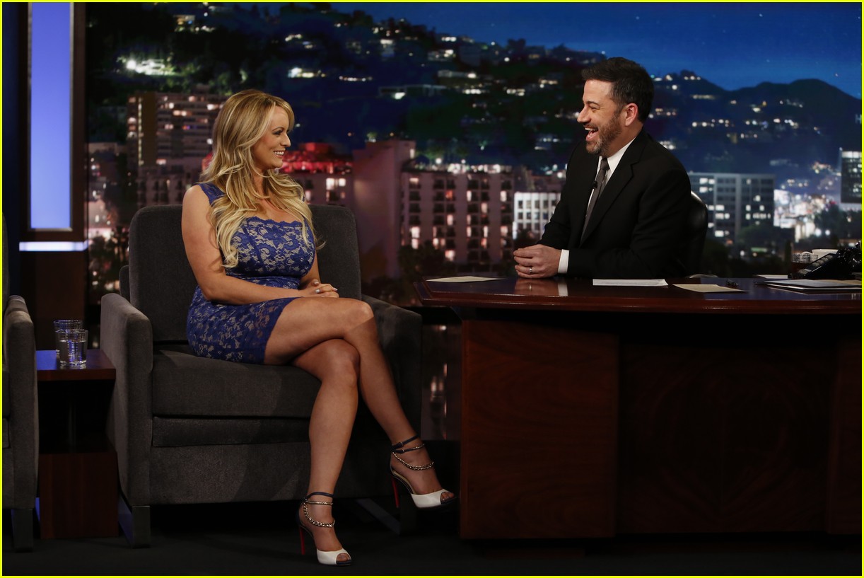 So did the Jimmy Kimmel show get a little Stormy last night or what