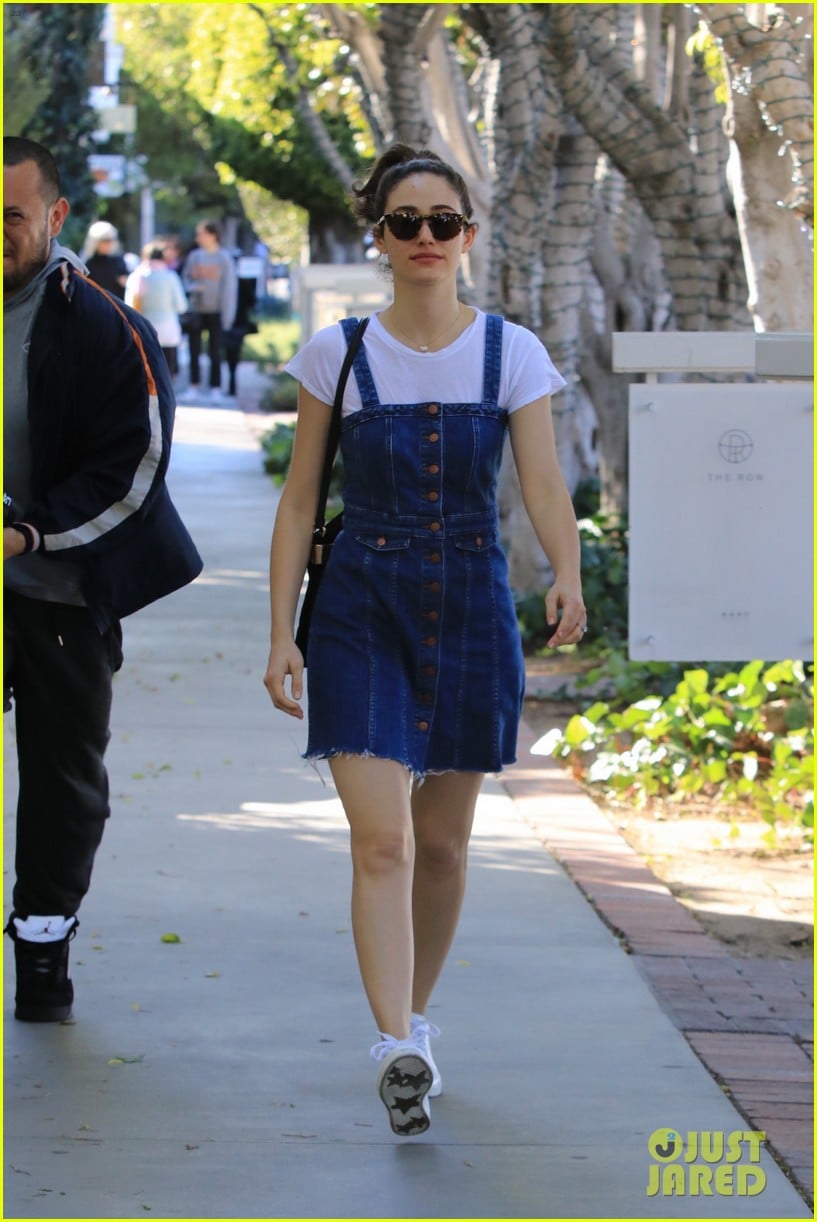 Denim dress with shirt underneath Clearance