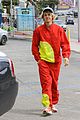 justin bieber red jacket pants 34