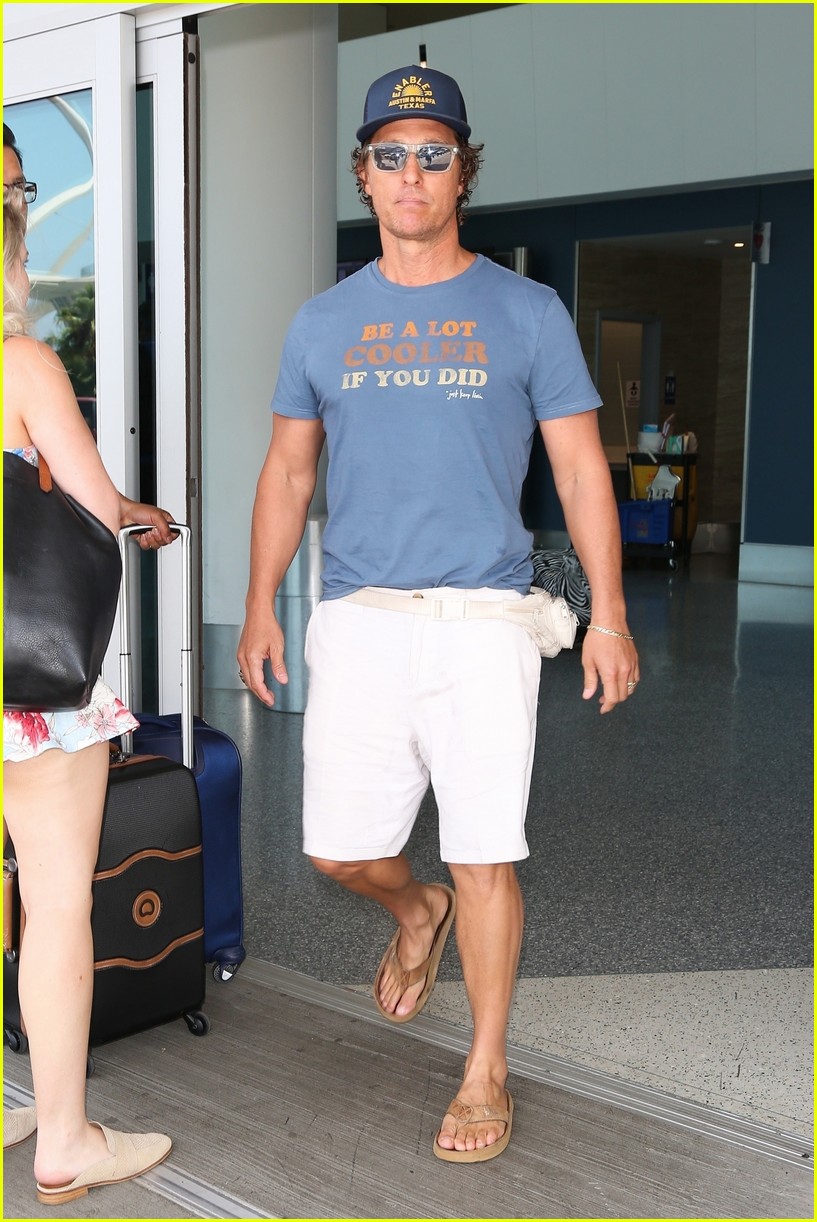Matthew McConaughey Rocks a Reference to His Dazed and 