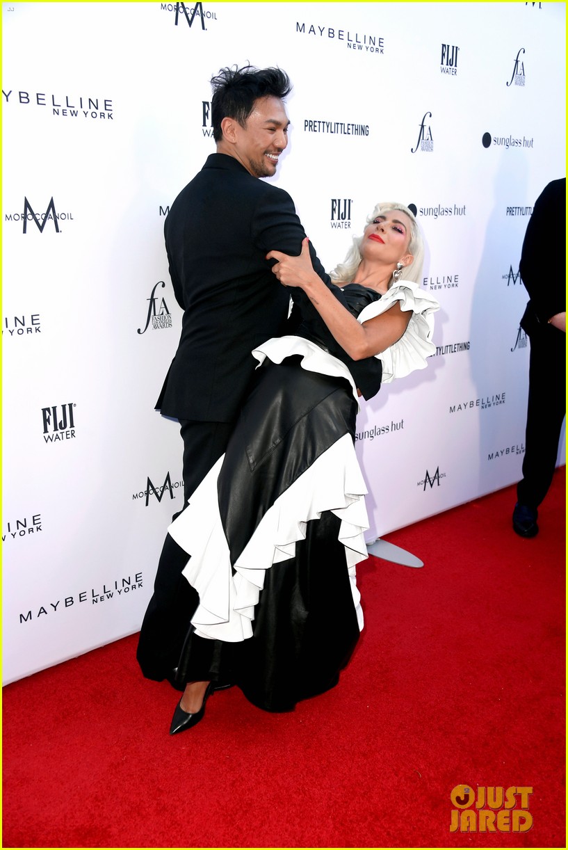 Lady Gaga Honors Hairstylist Frederic Aspiras At Daily Front Row