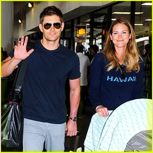 Jensen Ackles Touches Down at LAX with Danneel & Justice ...