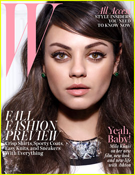 Mila Kunis Talks Ashton Kutcher & Wedding Plans with 'W' Mag