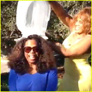Oprah Winfrey & BFF Gayle King Complete Ice Bucket Challenge - Watch Funny Videos Now!