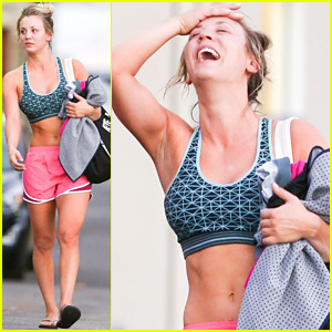 Kaley Cuoco Shows Off Her Super Toned Figure Kaley Cuoco Just Jared But abs like hers don't just magically appear out of. just jared