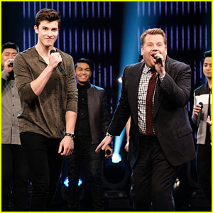 Shawn Mendes Has A Better Then Better Now Riff Off With James Corden Watch Now James Corden Shawn Mendes Just Jared