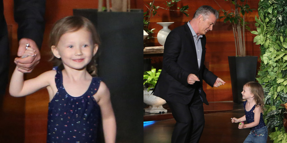 Alec Baldwin's Daughter Carmen, 3, Steals the Show on 'Ellen' - Watch Now!
