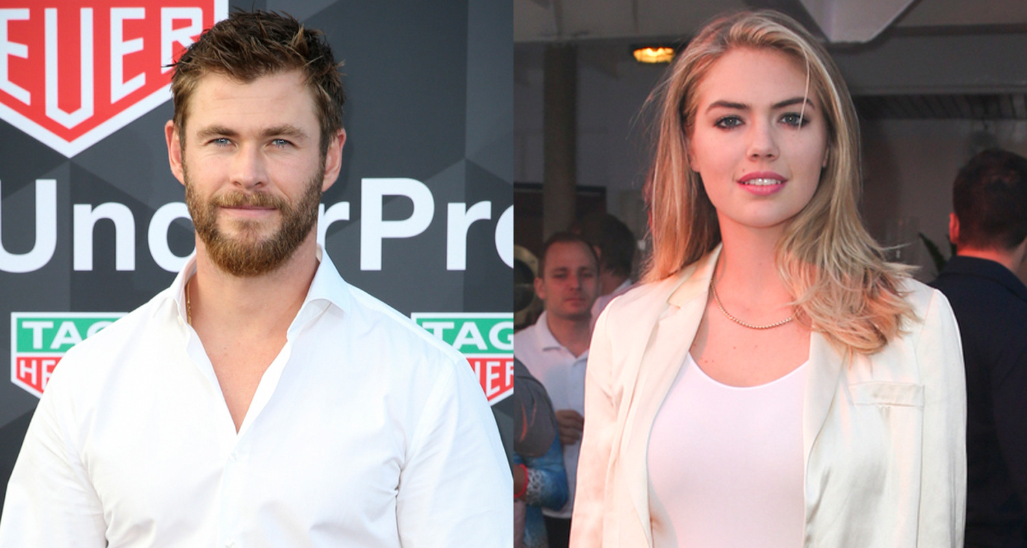 Chris Hemsworth & Kate Upton Arrive in Style for Yacht Party in Monaco