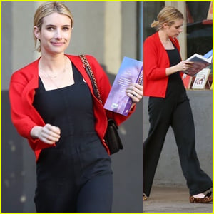 Emma Roberts Is All Smiles After Purchasing James Frey's 'Katerina' in LA!
