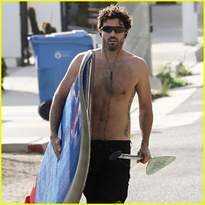 Brody Jenner Hits the Beach Shirtless for a Paddleboard Session in