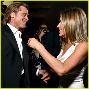 Here’s What Brad Pitt Yelled at Jennifer Aniston to Get Her Attention at SAG Awards 2020
