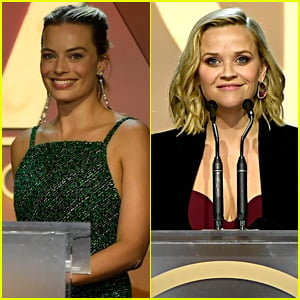 Margot Robbie & Reese Witherspoon Skip the Red Carpet at Producers Guild Awards 2020