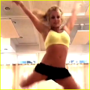 Britney Spears Posts Footage Of The Exact Moment She Broke Her